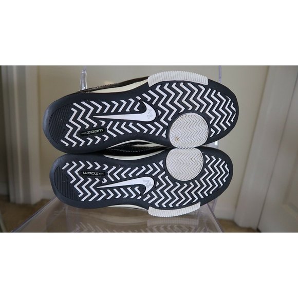 2007 NEW W/ BOX NIKE AIR ZOOM BB II ASIA 317993-012  SZ 13.5 Black/White - Picture 11 of 12